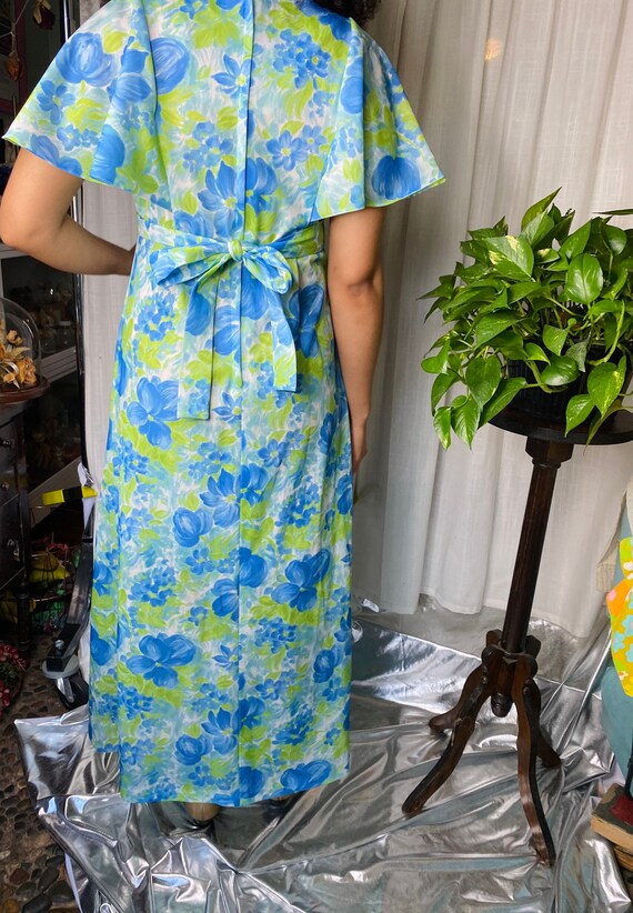 1970s floral maxi dress - image 6