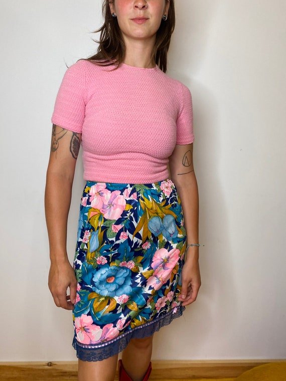 Vintage Flowers Slip Skirt main image 1