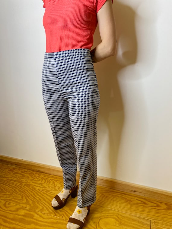 1970s Houndstooth Pants - image 9