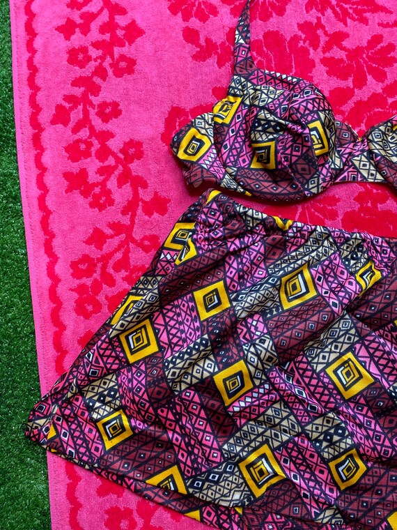 1960s Psychedelic Bikini - image 4