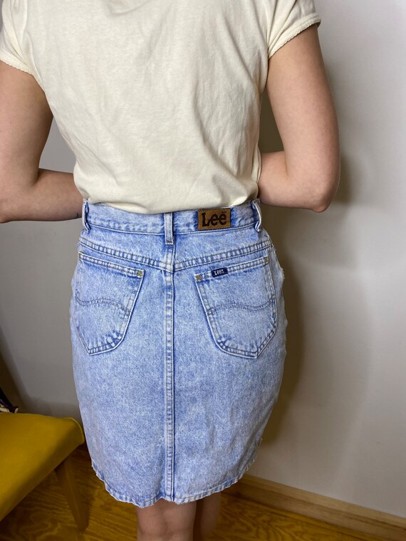 1980s Lee Denim Skirt - image 3