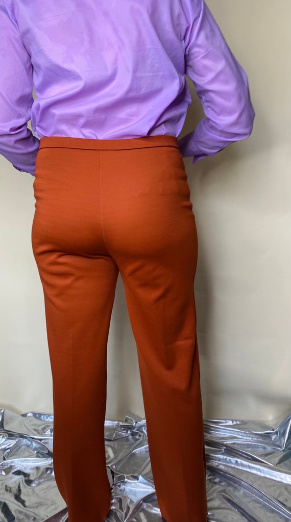 1970s Burnt Orange Flares