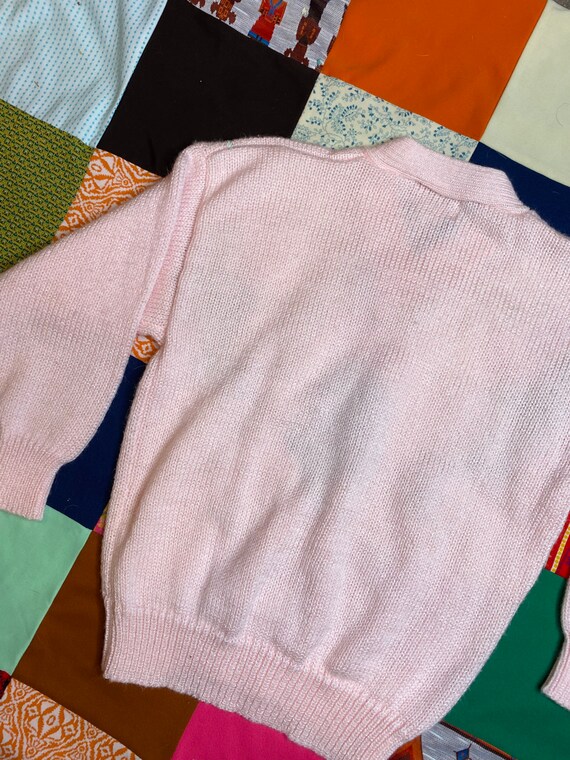 1980s Pink Sweater - image 10