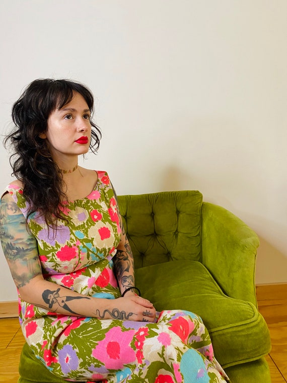 1960s floral dress