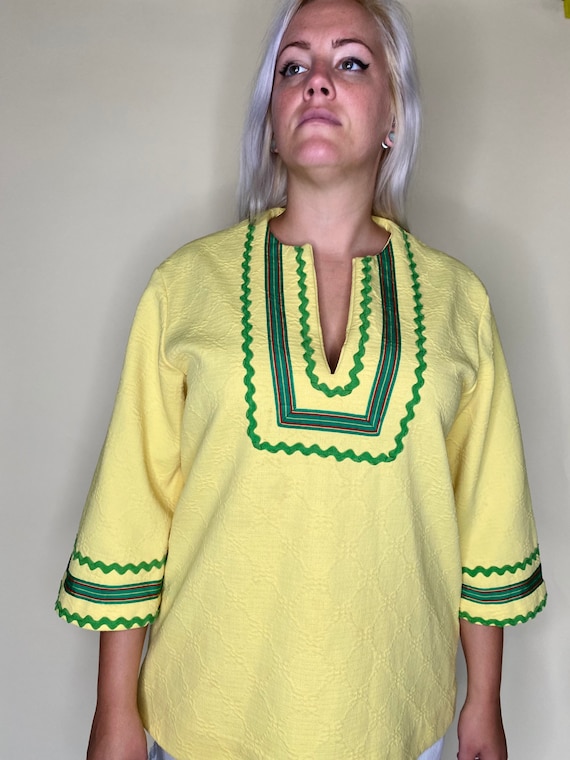 1970s Peasant Tunic - image 1