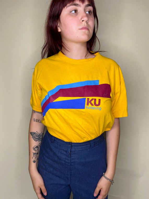 1980s Kettering University Tee - image 3