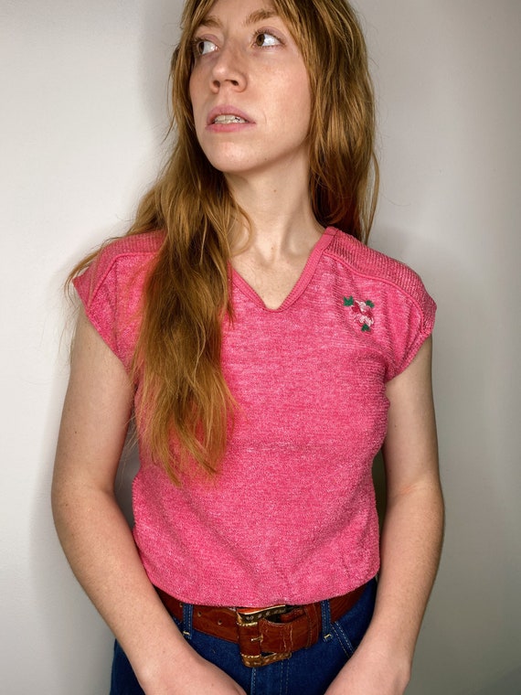 1980s Terry Cloth Blouse