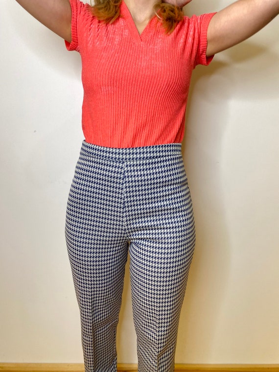 1970s Houndstooth Pants - image 10