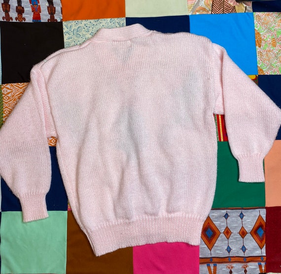 1980s Pink Sweater - image 9