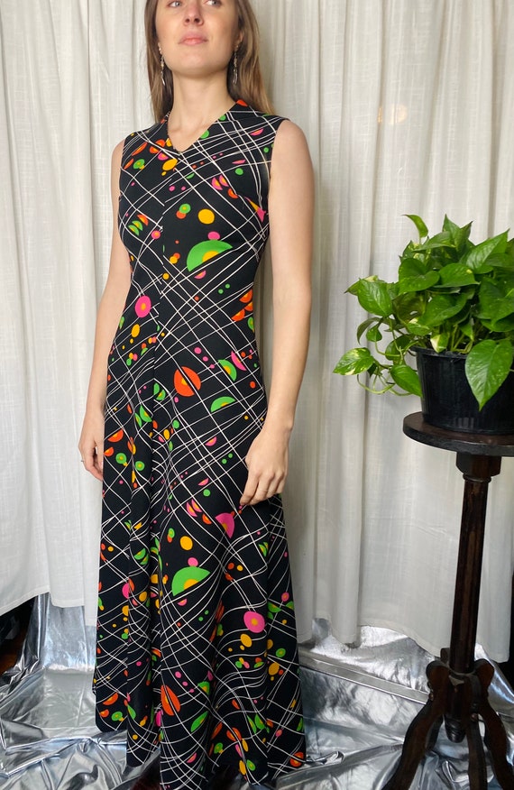 1970s Maxi Dress - image 4