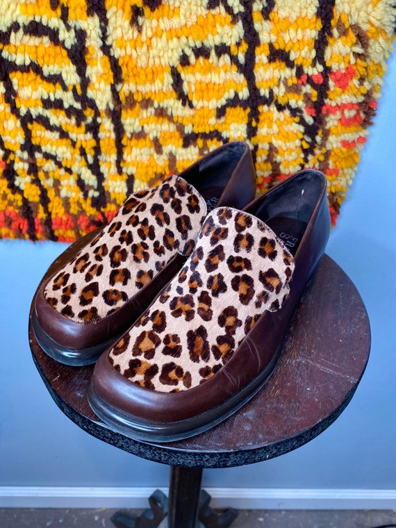 90s Leopard Loafers - image 3