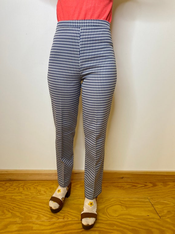 1970s Houndstooth Pants - image 8