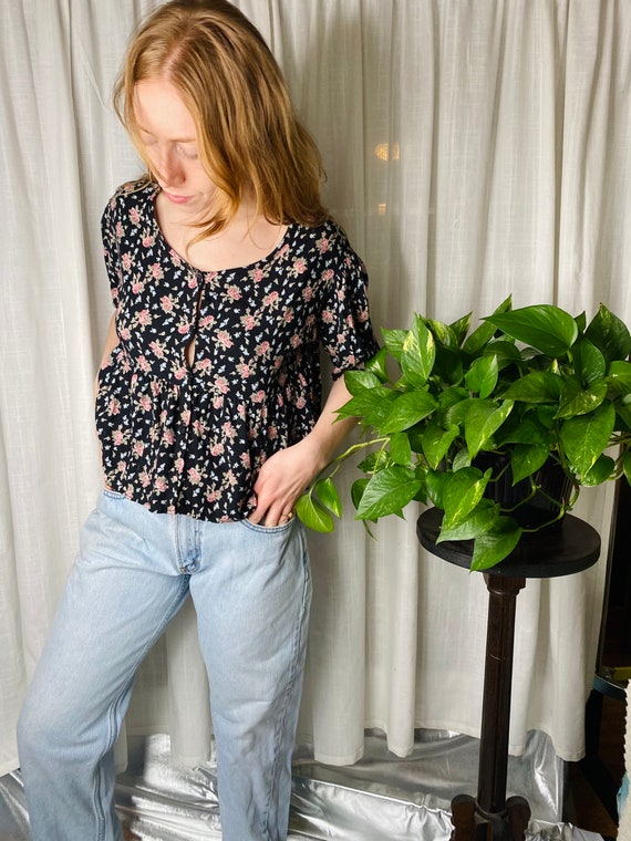 1990s floral blouse - image 2