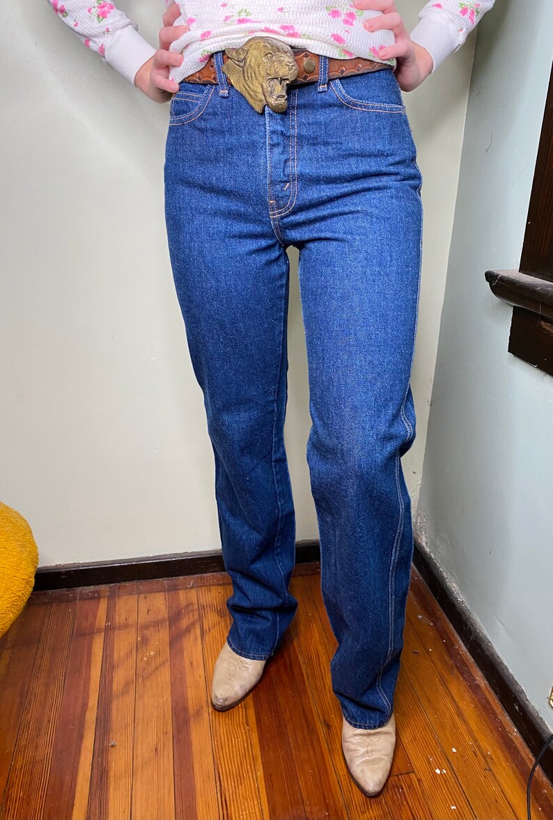 Vintage 1970s Denim Pants image 6