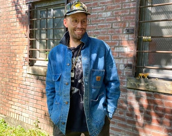 carhartt denim work jacket