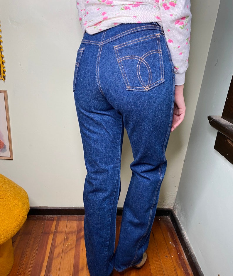 Vintage 1970s Denim Pants image 2