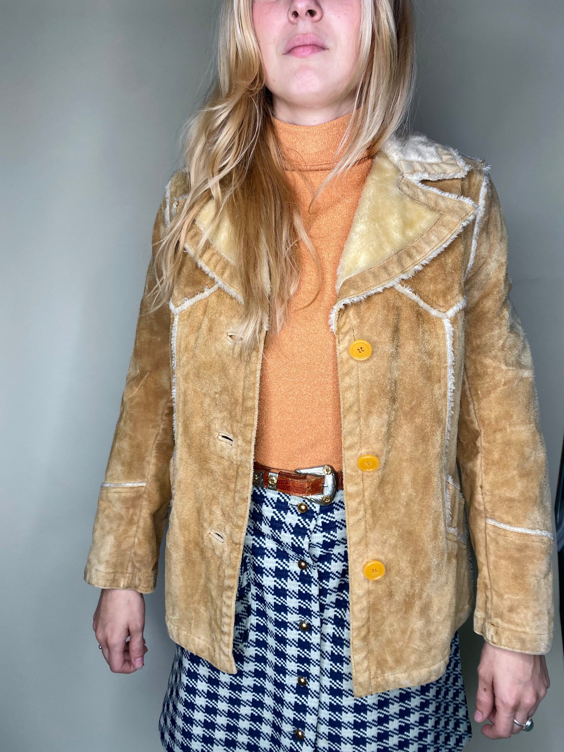 1970s Suede Jacket - Etsy