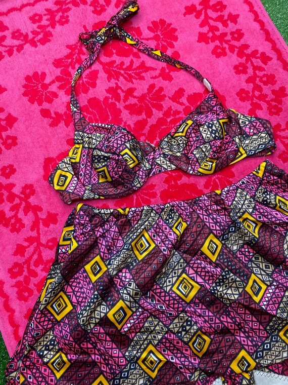 1960s Psychedelic Bikini - image 7