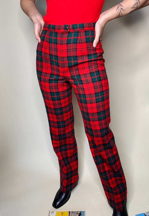 1980s Plaid Slacks - image 6