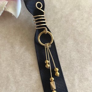 Colgante de araña con cuentas doradas para rastas/trenzas, joyería para rastas, accesorios para el cabello de hematita Sisterlocs