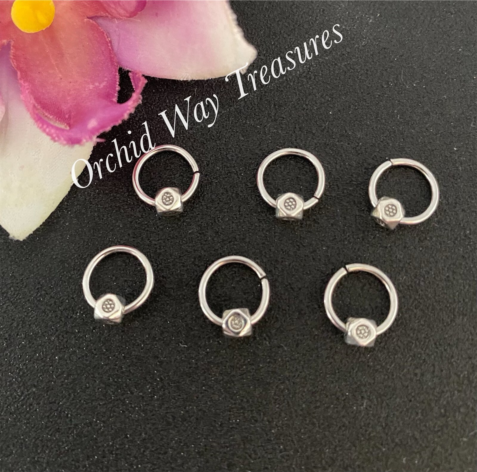 Silver Hair Rings W/silver Engraved Beads Braid Rings Braid - Etsy Silver Hair Rings W/silver Engraved Beads Braid Rings Braid - Etsy