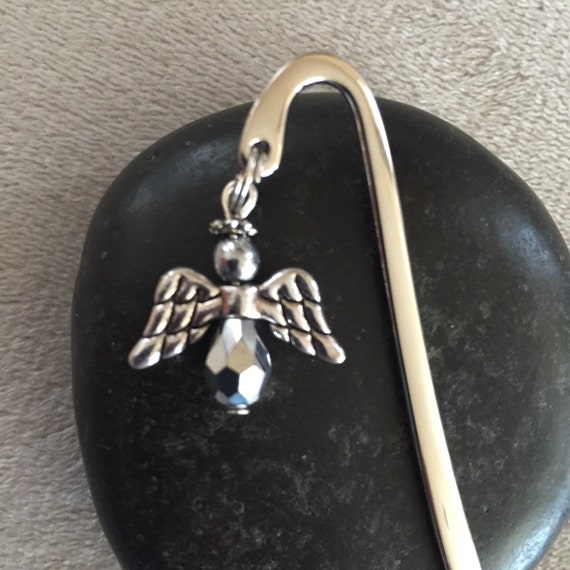 Angel Bookmark Silver Bookmark Book Club Book Lover Bible | Etsy