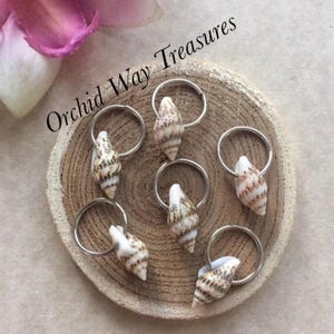 Hair Rings W/shells Silver or Gold Braid/dread Rings Dreadlock Sea ...