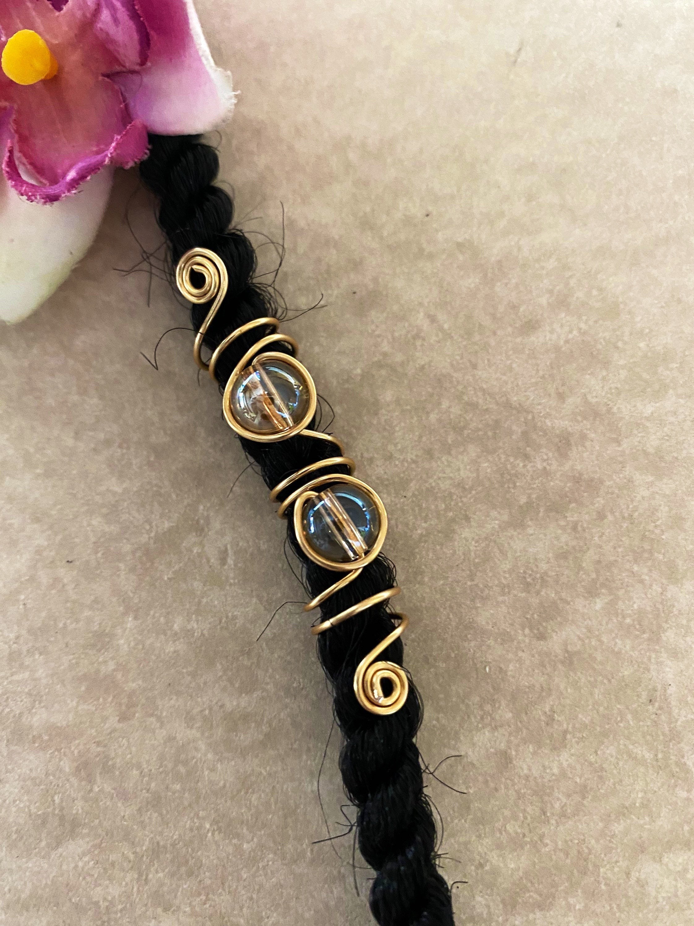 Handmade Gold Loc Jewelry Yas Queen hair Accessory for Locs