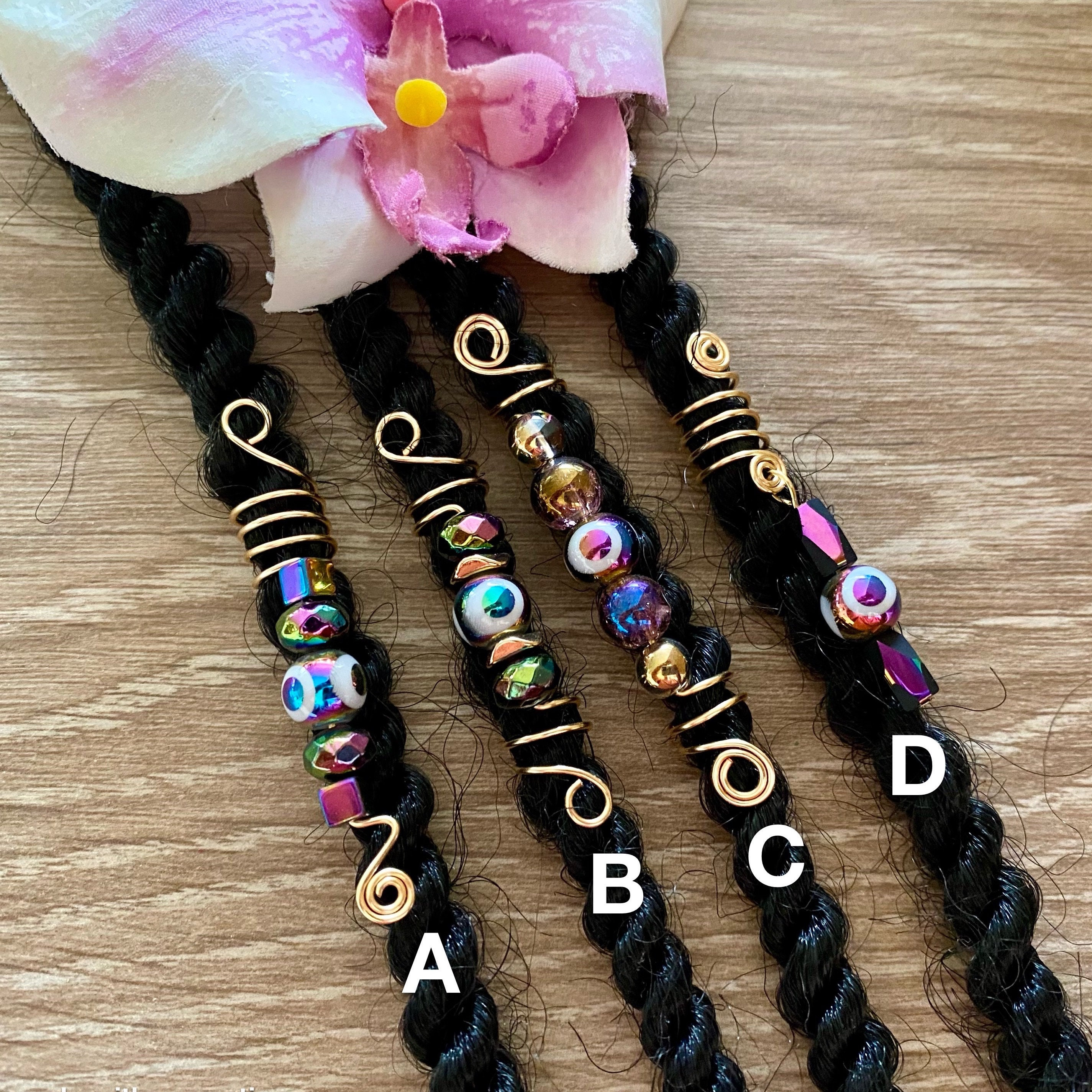 30 Piece Jeweled Sisterloc’s hair jewelry Sisterlock Jewelry - Etsy main image 2