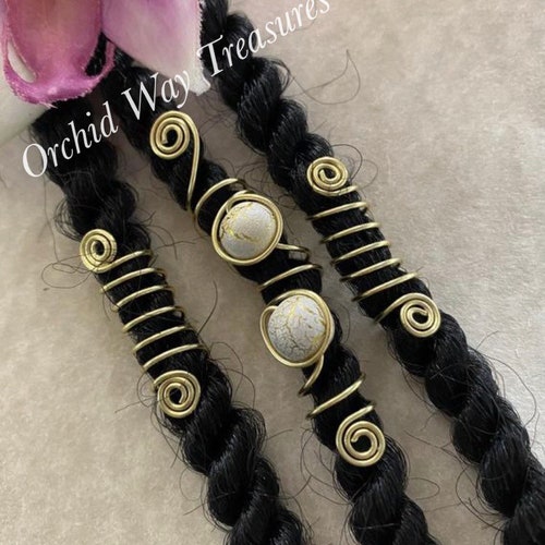 Fabric Dreadlock Beads Dread Tube Hair Braid Jewelry Making Etsy