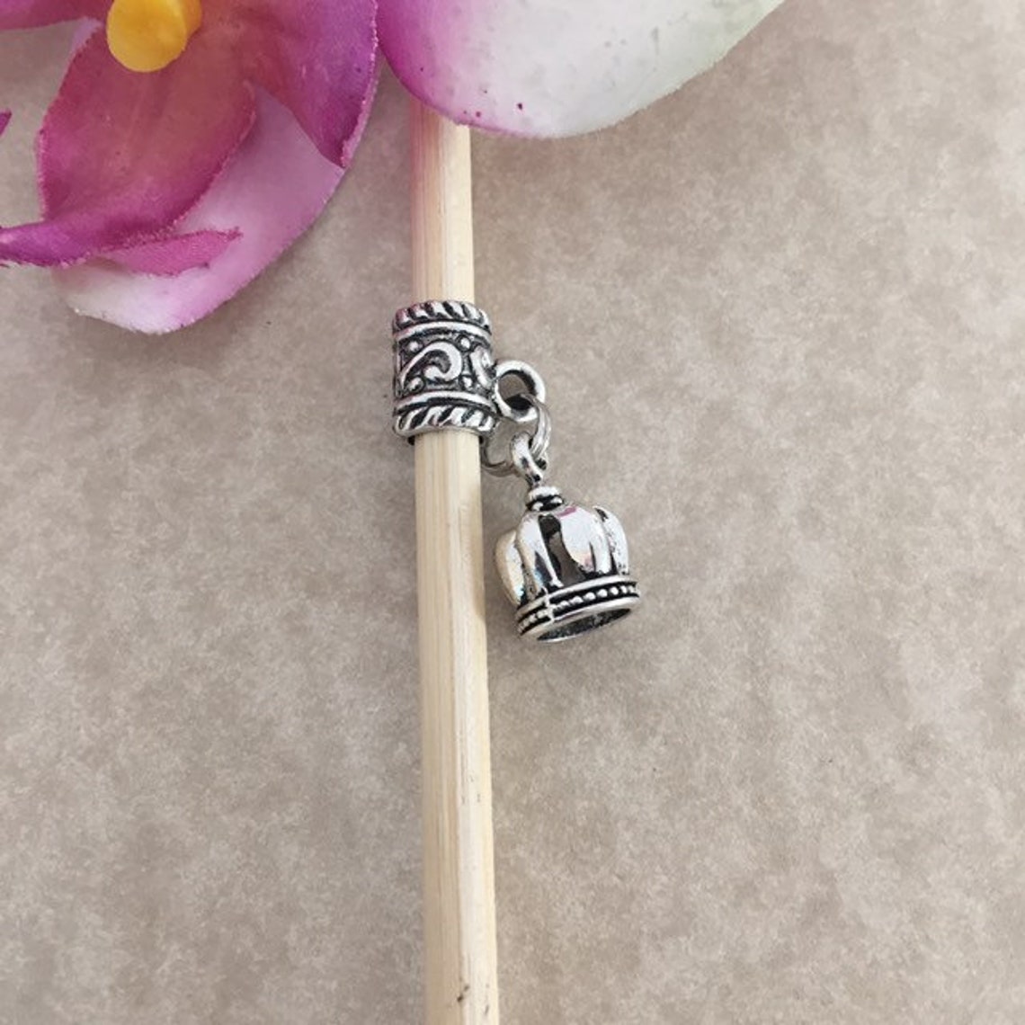 Silver Crown Dreadlocks Cuff Hair Jewelry Dreads Braids Euro Etsy