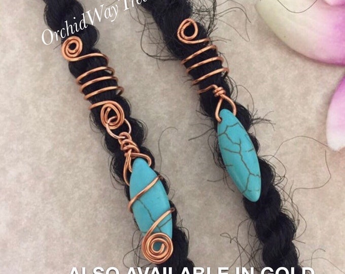 20pcs Antique Brass Dreadlock Beads Dread Hair Braid Accessories Dread ...