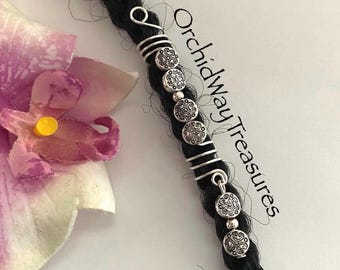 Loc Jewelry Silver Plated Medallions Dread/Braid Charm Dreadlock Coil Sisterloc Jewel Hair Accessories