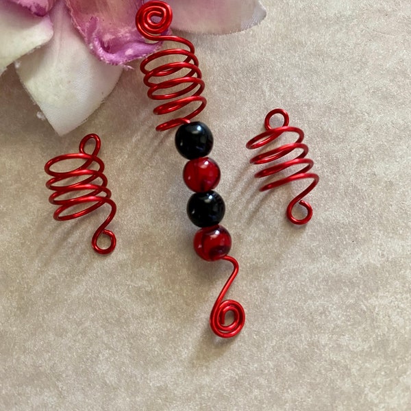 Red Jewelry Set Etsy