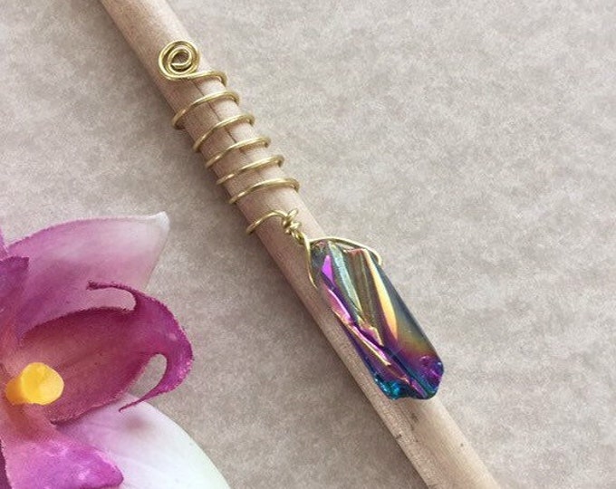 Loc Jewelry Crystal Dreadlocks Coil Quartz Crystal Hair Jewelry Dreads