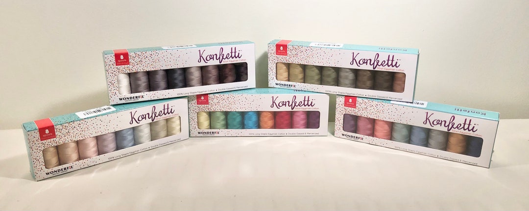 KONFETTI Thread Packs by Wonderfil - Etsy