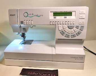 Pfaff Creative 7530~computerized Sewing Machine~Fully Refurbished with Warranty~near-mint condition