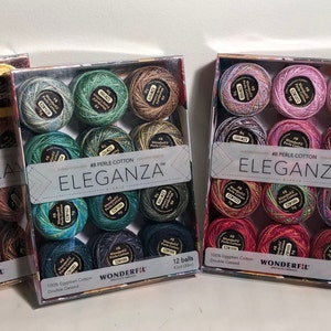 Eleganza #8 Perle Cotton By Wonderfil~4 Colorways