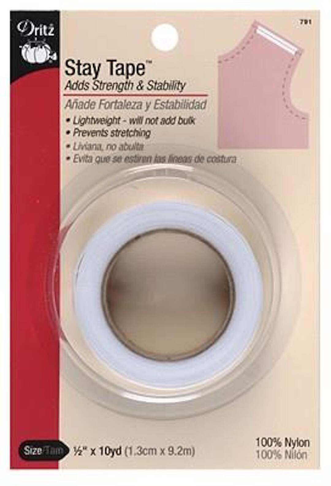 Dritz Stay Tape 1/2 X 10 Yards Etsy