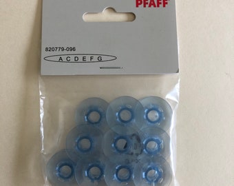 PFAFF Plastic Bobbins~10 Pack~ Blue