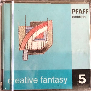 Pfaff Creative Embroidery Card #5, NOS, nie benutzt, noch versiegelt