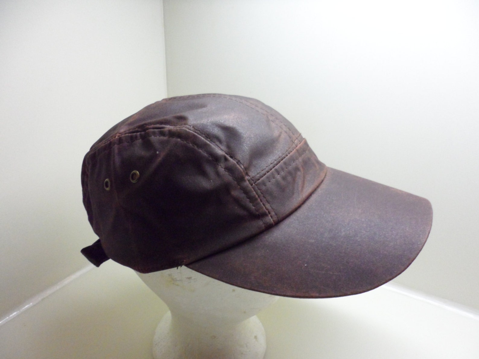 Waxed Cotton Baseball Type Cap Etsy