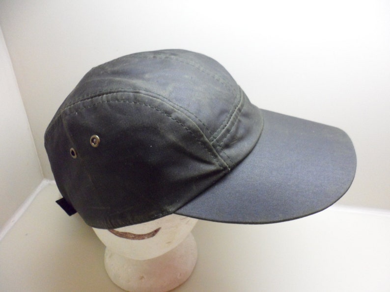 Waxed Cotton Baseball Type Cap Etsy