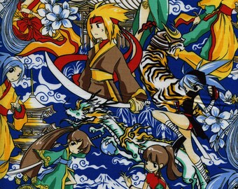 Anime fabric | Etsy