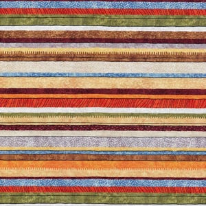 Striped Fungi Mushroom Fan Club Sewing Cotton Fabric Michael Miller DC8845-Oran-D Orange, By the Yard