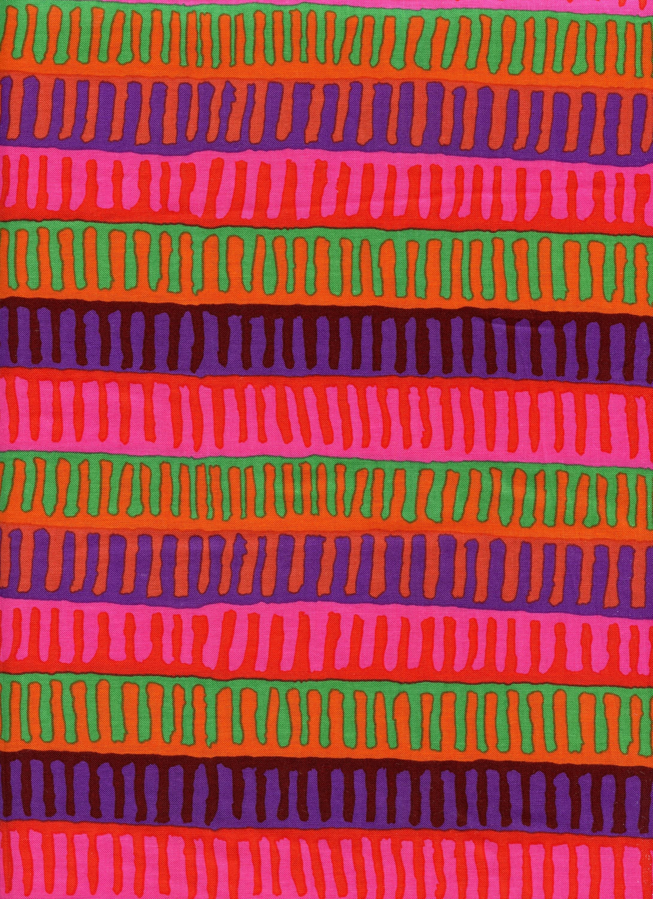 Zipper Stripe Kaffe Fassett Collective Free Spirit Cotton Quilt