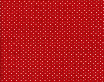 Swiss Dot Red Riley Blake Cotton Fabric C670-80 Red, By the Yard