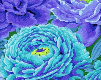 【即購入・無言可】Flowstate Embodiment［P］CF【fab】 Tibetan Peony Kaffe Fassett Collective Free Spirit Cotton Quilt