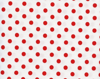 Brede 60" piquérode stippen volgens Fabric Finder 105 katoen, op maat gesneden