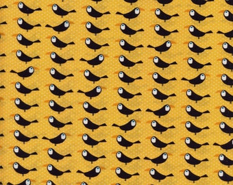 Safari Foto 3 Toucan Birds Stof Cotton Fabric 86910948 Yellow, By the Yard